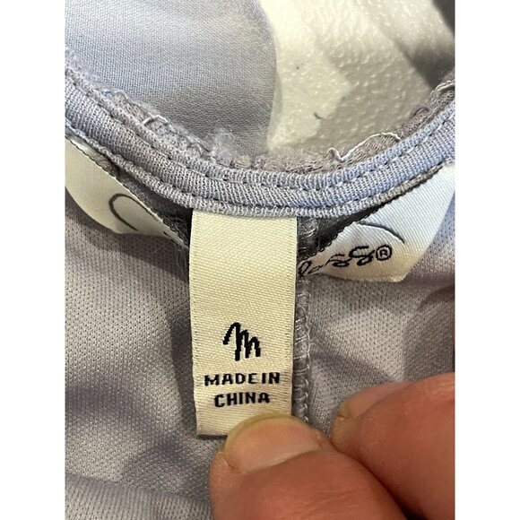 Speechless Womens Fit & Flare Dress Floral All Lace Sleeveless Light Blue Medium - Picture 7 of 9